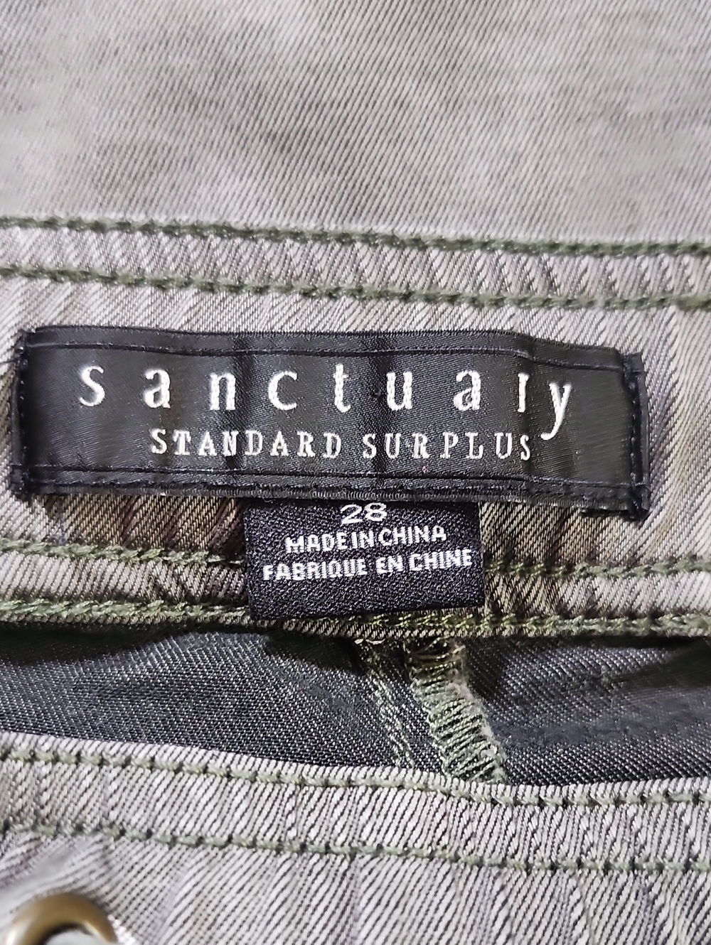 Sanctuary Womens Gray Drawstring Jogger Pants/Size 28 - Picture 6 of 11
